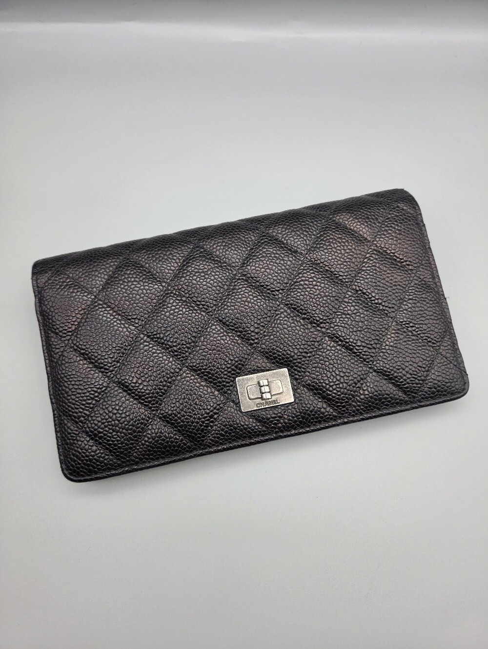 🖤CHANEL Black Caviar 2.55 Authentic Wallet🖤 - Picture 3 of 17